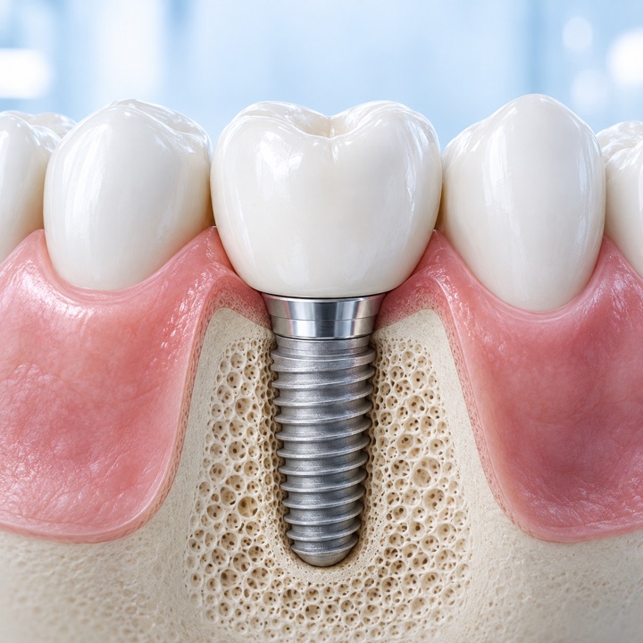 Mô phỏng trồng răng Implant